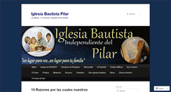 Desktop Screenshot of iglesiabautistapilar.com